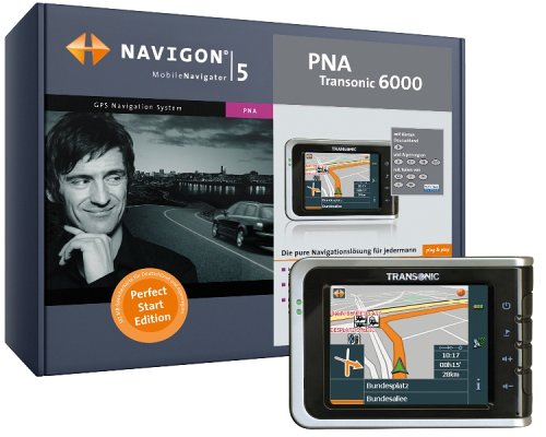 Childrens Toyshop  PC Hardware : Navigon Transonic PNA 6000 Perfect Start Navigation Mobile Navigator 5.2 (Deutschland und Alpenregion auf 512MB SD Karte)