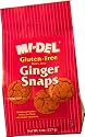 Mi-Del Gluten-Free Ginger Snaps, 8-Ounce Bag (Pack of 12)