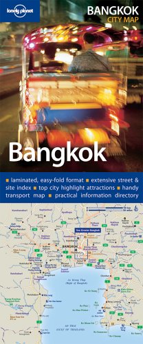 City Travel Guides Discounted  Livres : Lonely Planet Bangkok City Map