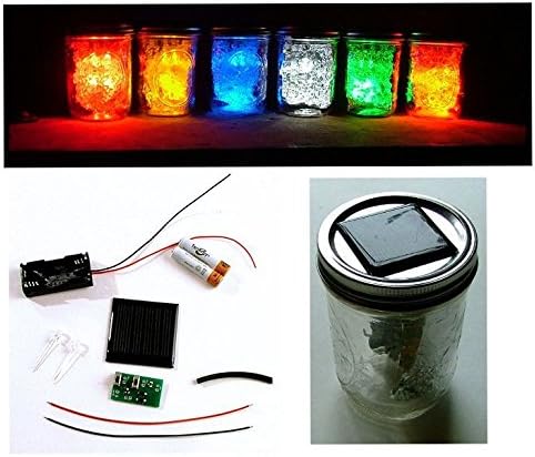 Sunbender Do It Yourself Solar LED (White) Jar Light (Soldering Required)
