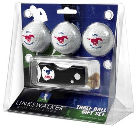 Southern Methodist Mustangs Smu Ncaa Spring Action 3 Golf Ball Gift Packs