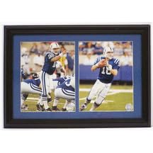 Peyton Manning Indianapolis Colts Deluxe Framed Two 8" x 10" Photographs