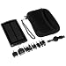 EZOPower Universal USB Solar External Rechargeable Backup Battery - 3000mAh (1A) with Black Carrying Neoprene Case for LG, Nokia, Sanyo, HTC, Google, T-mobile, Motorola, Samsung, Android, Iphone, Blackberry and Windows Smartphones, E-reader, MP3 Player, MP4 Player