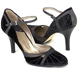 Kenneth Cole Velvet Hoop Black high-heels