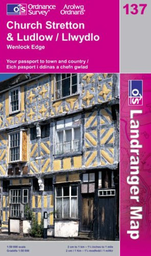 Ludlow, Church Stretton and Wenlock Edge (Landranger Maps) (OS Landranger Map)