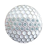 PIXMA GOLF USA スワロフスキー クリスタル ゴルフマーカー セット Golfball Aqua Blue【メインマーカー＋磁石クリップ帽子用】CM52A-BU-SV-S