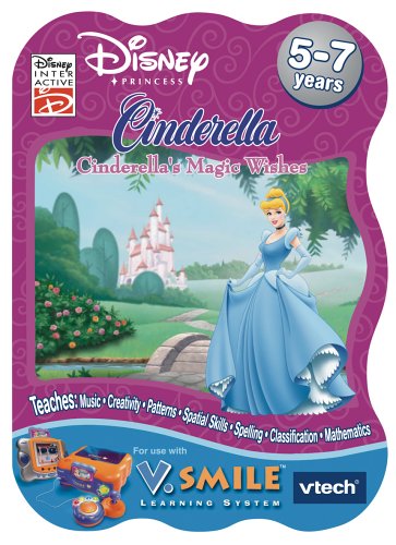Childrens Toyshop  Toys : VTech V.Smile Learning Game: Disney's Cinderella "Cinderella's Magic Wishes"