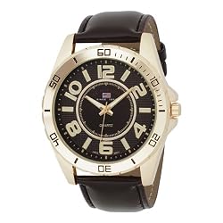 U.S. Polo Assn. Men's US5160 Brown Dial Brown Strap Watch