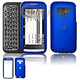 HTC Touch PRO2 CDMA Sprint Cell Phone Rubber Feel Dark Blue Protective Case ....