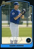 2003 Bowman Draft Gold 100 Darin Downs Cubs (Rookie Parallel - Baseball Cards)