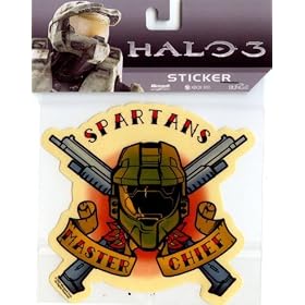 Halo Collectible Sticker Spartans Master Chief