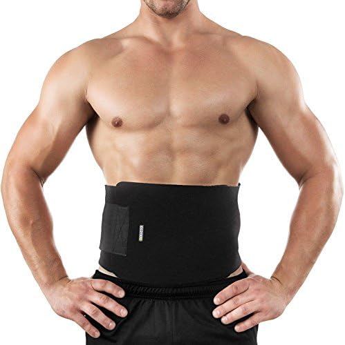 Exercise &amp; Fitness, Bracoo Adjustable Waist Trimmer Belt Color Black