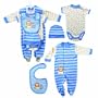 Hudson Baby Layette Set, 4 Piece, Little Lion, 0-3 Months