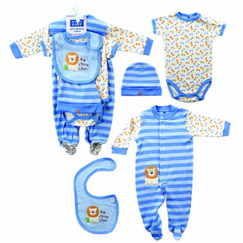 Hudson Baby Layette Set - 4 Piece - Little Lion - 0-3 Months Image Hudson Baby Layette Set - 4 Piece - Little Lion - 0-3 Months