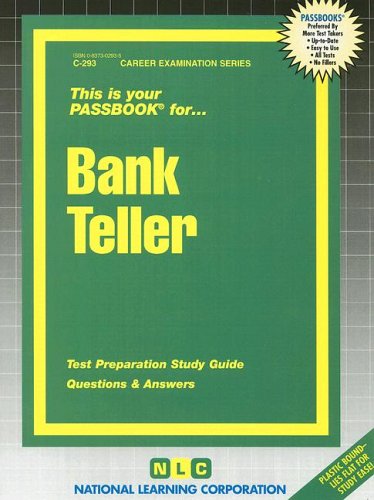 Bank Teller(Passbooks) (Career Examination Passbooks)