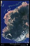 Western Sumbawa Island, Indonesia satellite map poster