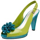AK Anne Klein Women's Euphony Peep Toe Sling Platform