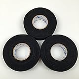 Black Cloth Ice Hockey Tape - 3 Rolls and 1 Koozie