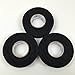 Black Cloth Ice Hockey Tape - 3 Rolls and 1 Koozie