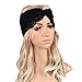 Tonsee Women Lace Retro Turban Twist Head Wrap Headband Headscarf (Black)