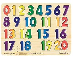 MELISSA & DOUG NUMBERS SOUND PUZZLE