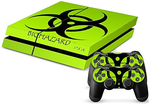 Arrela PS4 Console & Controller Decal Sticker Skin Fashionable Delicate Non-slip Surface for PlayStation 4 Biohazard