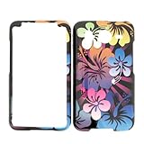 AT&T HTC INSPIRE 4G HIBISCUS FLOWER HARD PROTECTOR COVER CASE/SNAP ON PERFE ....