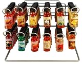 2 tier, 72 bottle fragrance oil rack
