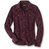 Printed Long-Sleeve Corduroy Shirt
