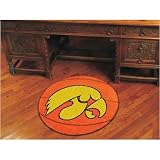 Iowa Hawkeyes NCAA Basketball Round Floor Mat (29)