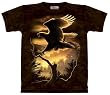 The Mountain Golden Eagle Soaring Adult Tee T-shirt