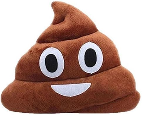 Weitengs Oi Emoji Smiley Emoticon Cushion Pillow Stuffed Plush Toy Doll Yellow by Weitengs