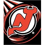 New Jersey Devils Royal Plusch Raschel Throw Blanket - NHL Hockey Fan Shop Sports Team Merchandise