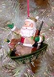 Santa Claus Duck Hunter In Camouflage Hunting Christmas Ornament #903056