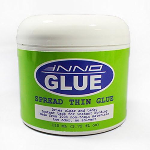 Innoglue, Wrinkle Free, Instant Tack, Instant Bond, Acid-Free, Art Craft, Repositionable, 110ml, Spread Thin Glue, Scrapbook, Glue Dot, Glue Stick Replacement, Glitter Glue, Non-toxic ASTM-D4236, Low Odor, Dries Clear, Water Based