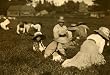 Girl, Women, Pick Cranberries, Eldridge Bog Near Rochester, Massachusetts, 1911 - 16" x 20" - Fine-Art Gicl??e Photographic Print of an Image from the Library of Congress Collection