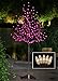 Lightshare 6-Feet 208L LED Rose Flower Tree with C7 Decoration Light, Warm White