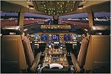 Airplane - Boeing 777-200 Flight Deck - Art Print Poster - 36 x 24
