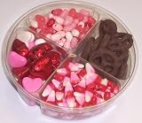Scott's Cakes 4-Pack Cupid Corn, Deluxe Valentine Mix, Valentine Beans, & Dark Pretzels