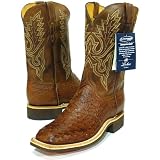 Lucchese Full Quill Ostrich Cowboy Boots Mens - Brown by Lucchese