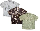 Lucky Bamboo Men's Hawaiian Aloha Shirt