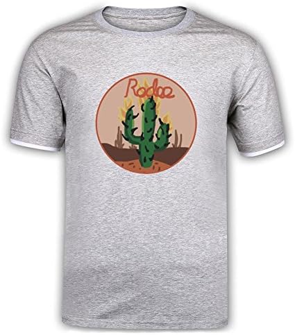 Gaojidiang Travis Scott Rodeo Mercerized Cotton Mens Graphic T Shirt Light Grey M