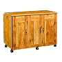 Sewing & Craft Cart/Table with Drop Leaf, Bishop Pine