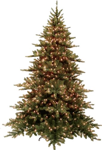 7 1 2' Pre-Lit Pine Artificial Christmas Tree w Clear Light