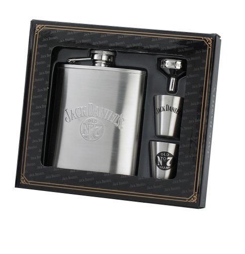 Best Price Jack Daniel's 6-Ounce Flask/Shots/Funnel Gift Set