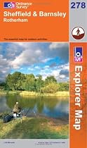 Sheffield and Barnsley (OS Explorer Map)