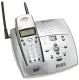 Southwestern Bell FF2150MS 900 MHz Analog Cordless Phone with Answering System and Caller ID (Metallic Silver)