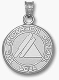 UCLA Bruins UCLA The Anderson School 5/8 Pendant - Sterling Silver Jewelry
