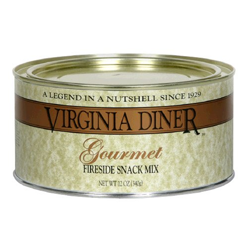 Virginia Diner Gourmet Fireside Snack Mix, 12-Ounce Tins (Pack of 3) by Virginia Diner