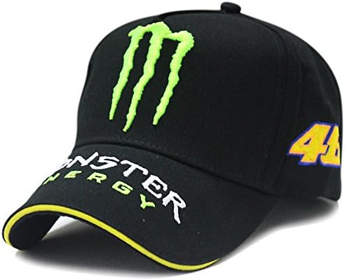 New Fashion Motogp Valentino Rossi 46 Baseball Hat Peaked Cap black